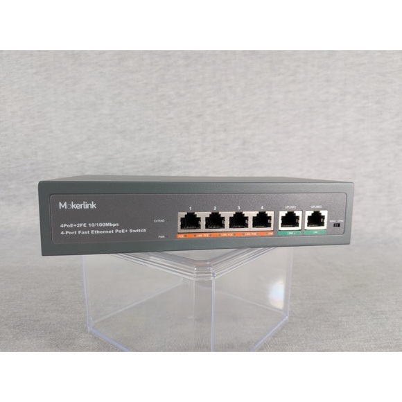 Mokerlink Other - Mokerlink 4-Port 10/100 Mbps PoE + Switch